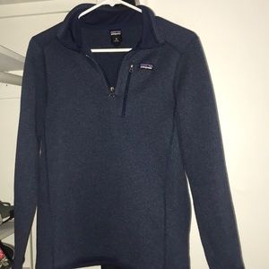 Patagonia 1/4-Zip Dark Blue Sweater
